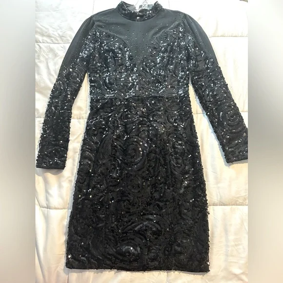 Nikibiki Dresses | Nikibiki Midnight Black Short Homecoming Dress Small | Color: Black | Size: S | Charleigh812's Closet